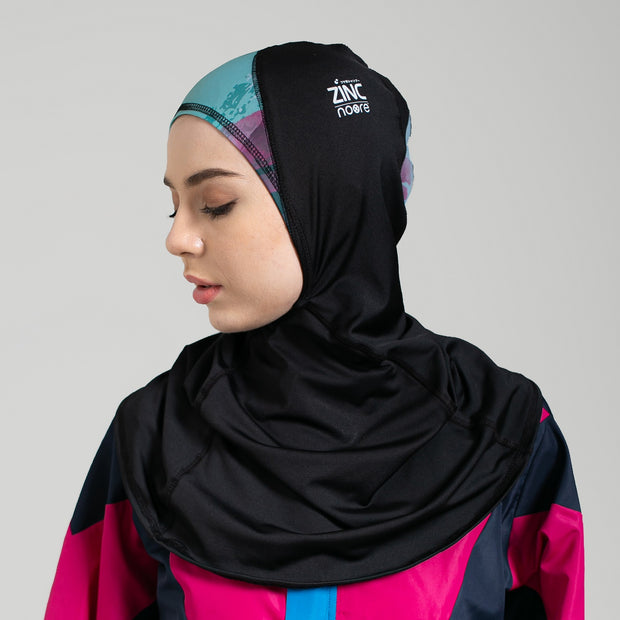 Noore X Zinc - Seoulina Sport Hijab - Black