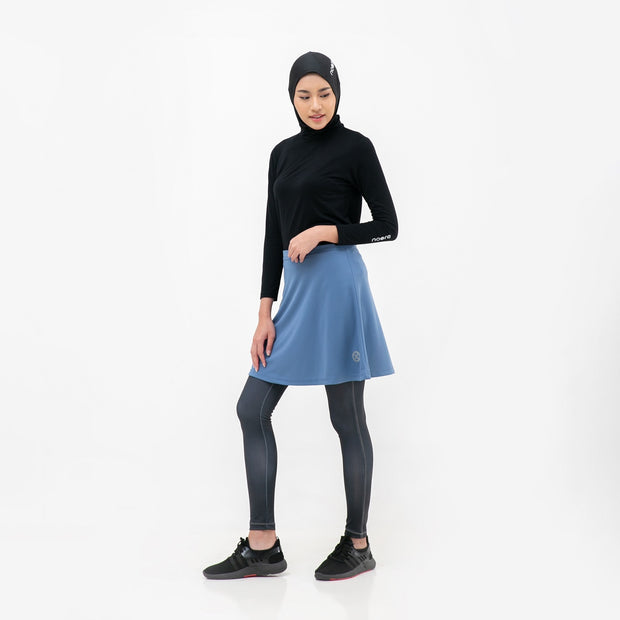 NOORE - Indiana Skirt - Stone Blue