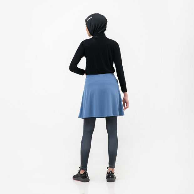 NOORE - Indiana Skirt - Stone Blue