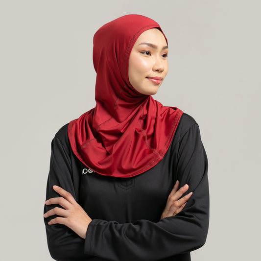 NOORE - Seoulina Sport Hijab - Maroon