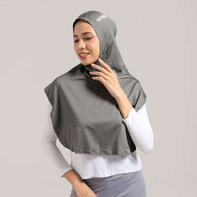 NOORE - Sarai Sport Hijab - Dark Grey
