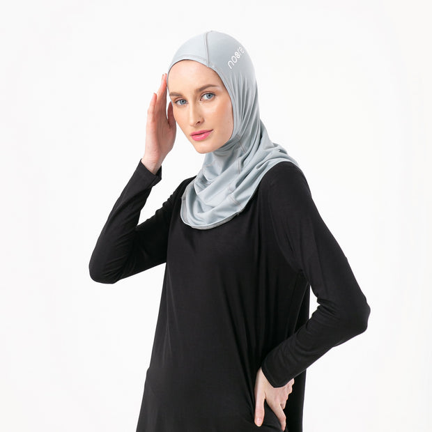 NOORE - Seoulina Sport Hijab - Light Grey