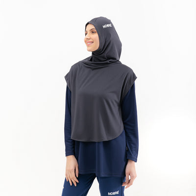 NOORE - Kanza Sport Hijab - Grey